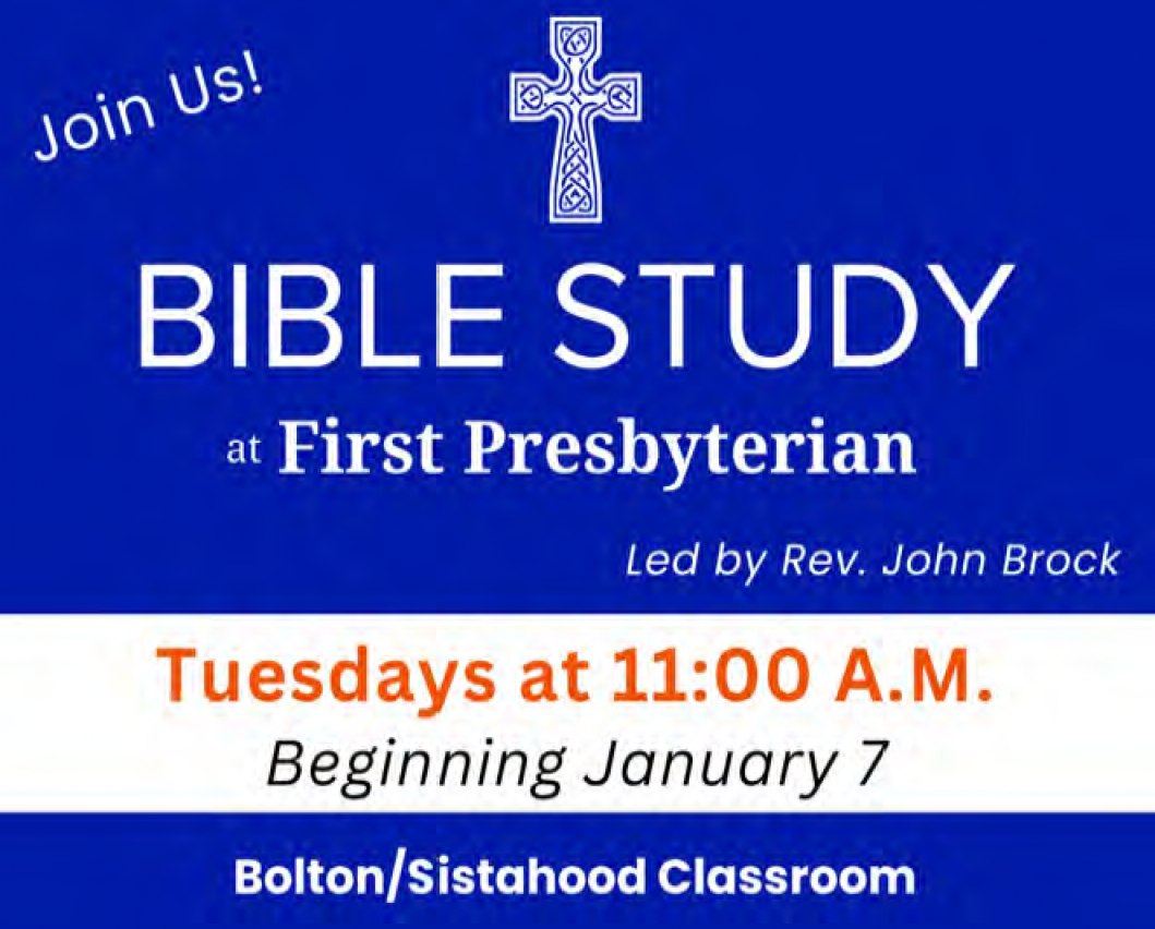 Bible Study Resumes in January 2025